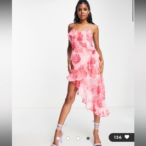 Pink Floral Dress